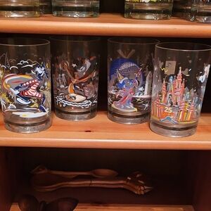 McDonald's Drink Glass Walt Disney World Remember The Magic 25th Anniversary